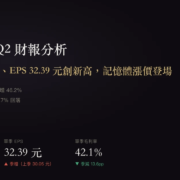 威剛（3260）2026年第2季財報：營收季增46%、EPS 32.39元創新高，記憶體漲價登場