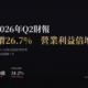 上銀（2049）2026年Q2財報：營收年增26.7%、營業利益年增107.2%